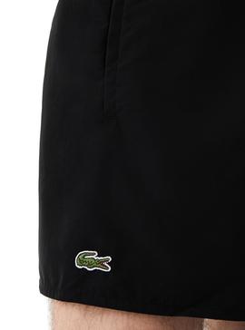 Bañador Lacoste Basic Negro para Hombre