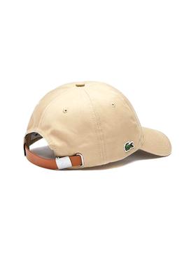 Gorra Lacoste Sarga Beige para Hombre