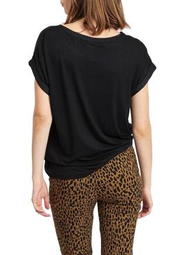 Camiseta Vila Viellette Negro para Mujer