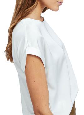 Camiseta Vila Viellette Blanco para Mujer