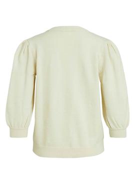 Chaqueta Vila Vibecks Beige para Mujer