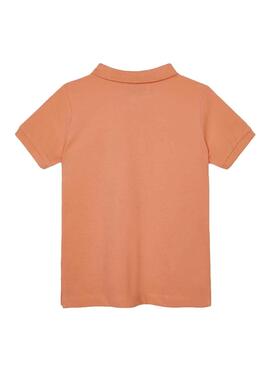 Polo Mayoral Granito Naranja para Niño