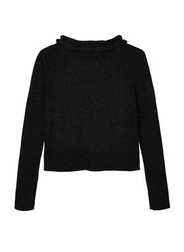 Chaqueta Mayoral Tricot Canale Negro para Niña