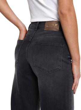 Pantalón Vaquero Only Madison Life Negro Mujer