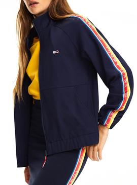 Chaqueta Tommy Jeans Tracksuit Marino Mujer