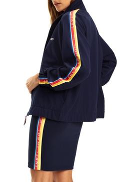 Chaqueta Tommy Jeans Tracksuit Marino Mujer