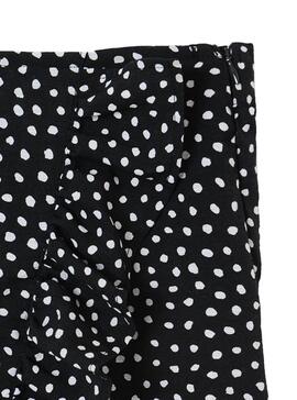 Falda Pantalón Mayoral Volante Negro para Niña