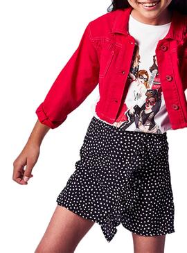 Falda Pantalón Mayoral Volante Negro para Niña