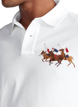 Polo Polo Ralph Lauren Triple Caballo Blanco 