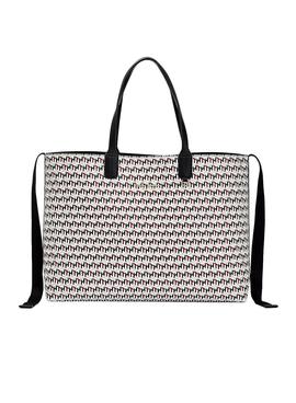 Bolso Tommy Hilfiger Tote Monogram Blanco Mujer