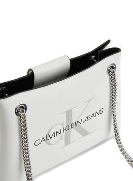 Bolso Calvin Klein Shoulder Bright Blanco Mujer