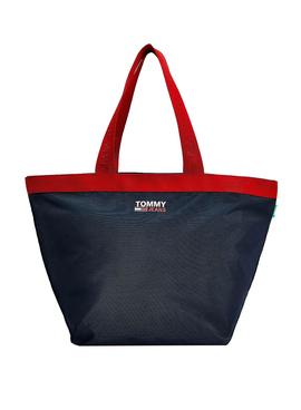 Bolso Tommy Jeans Campus Tote Azul Marino Mujer