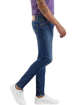 Pantalón Vaquero Levis Skinny Taper Wagon Azul