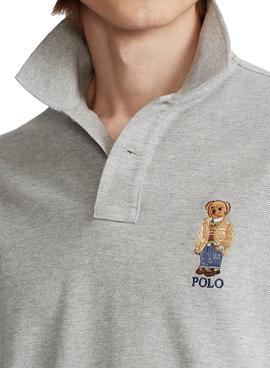 Polo Polo Ralph Lauren Oso Gris para Hombre