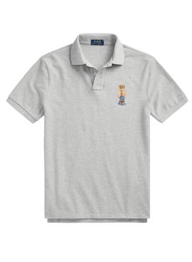 Polo Polo Ralph Lauren Oso Gris para Hombre