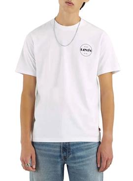 Camiseta Levis Relaxed Fit Tee Logo Blanco Hombre