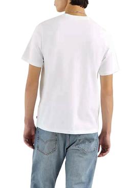 Camiseta Levis Relaxed Fit Tee Logo Blanco Hombre