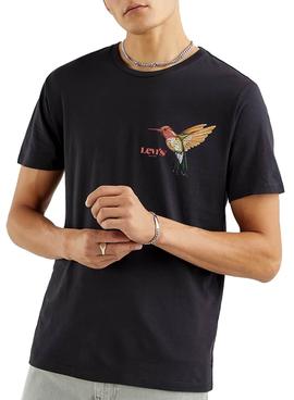 Camiseta Levis Graphic Caviar Negro para Hombre