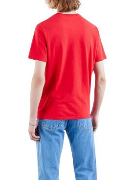 Camiseta Levis Original Housemarked Rojo Hombre