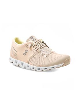 Zapatillas On Running Cloud Sand Pearl Rosa Mujer