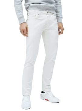 Pantalón Vaquero Pepe Jeans Stanley Blanco Hombre