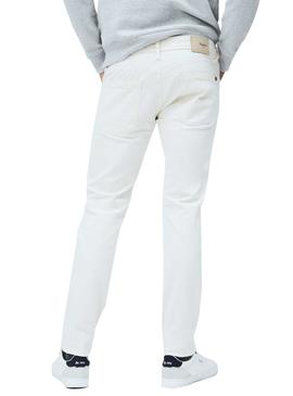 Pantalón Vaquero Pepe Jeans Stanley Blanco Hombre