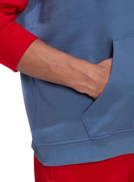Sudadera Adidas Sliced Trefoil Rojo para Hombre