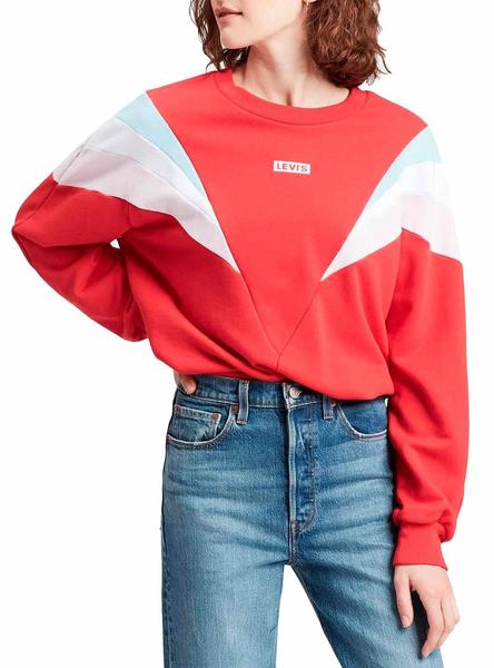 Sudadera Levis Florence Rojo