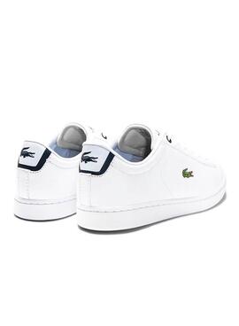 Zapatilla Lacoste Carnaby Blanco Azul