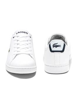 Zapatilla Lacoste Carnaby Blanco Azul