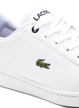 Zapatilla Lacoste Carnaby Blanco Azul