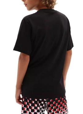 Camiseta Vans Classic Logo Negro para Niño