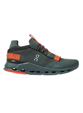 Zapatillas On Running Cloudnova Juniper Orange Mujer