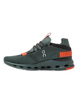 Zapatillas On Running Cloudnova Juniper Orange Mujer