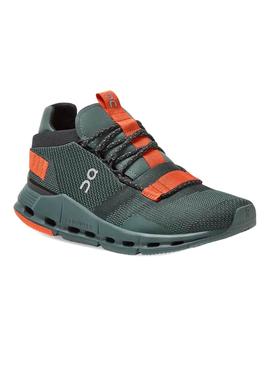 Zapatillas On Running Cloudnova Juniper Orange Mujer