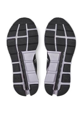 Zapatillas On Running Cloudstratus Black Lilac Mujer