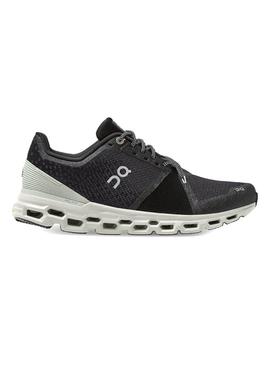 Zapatillas On Running Cloudstratus Black Mineral Hombre
