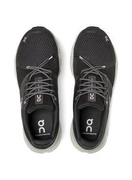 Zapatillas On Running Cloudstratus Black Mineral Hombre