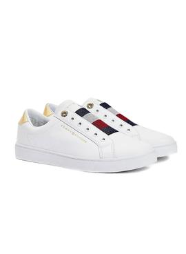 Zapatillas Tommy Hilfiger Elastic Slip Blanco