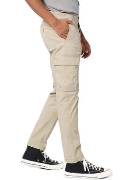 Pantalón Dockers Cargo Tapered Taupe Beige Hombre