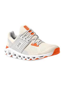 Zapatillas On Running Cloudswift White Flame 