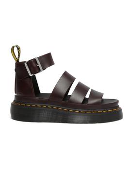 Sandalias Dr Martens Clarissa Quad Granate Mujer