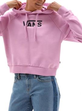 Sudadera Vans Flying V Boxy Rosa para Mujer