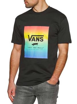 Camiseta Vans Classic Print Box Negro para Hombre