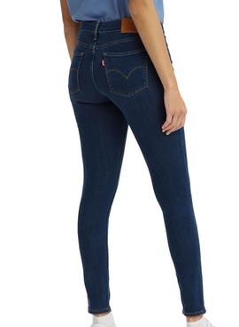 Pantalón Vaquero Levis 711 Skinny Azul Para Mujer