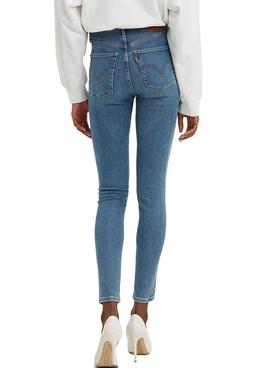 Pantalón Vaquero Levis Mile High Azul Para Mujer