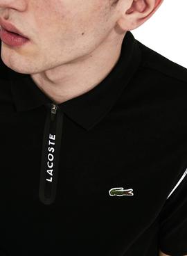 Polo Lacoste SPORT Ultra Soft Negro para Hombre