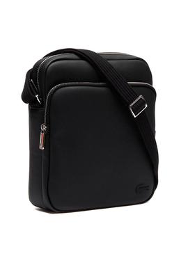 Bolso Lacoste Crossover Negro para Hombre