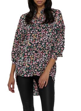 Camisa Only Tamara Loose L/S Negro Para Mujer