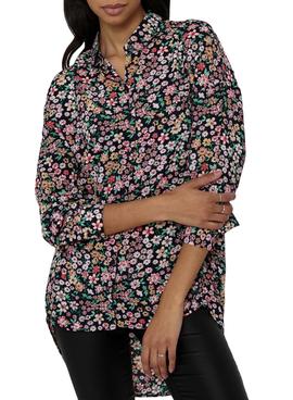 Camisa Only Tamara Loose L/S Negro Para Mujer